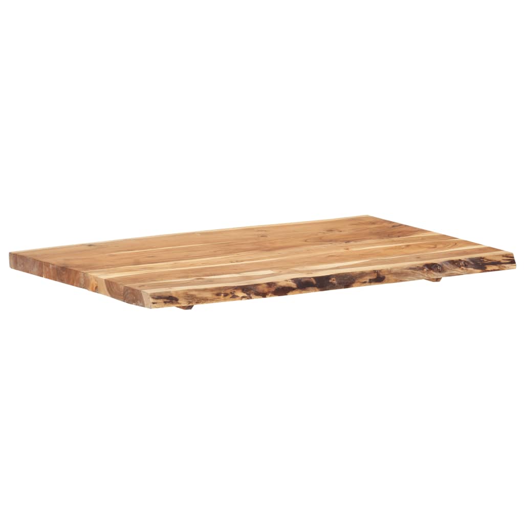 vidaXL Blat, lite drewno akacjowe, 100x(50-60)x3,8 cm
