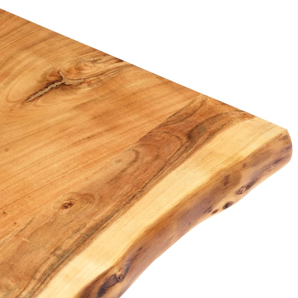vidaXL Blat, lite drewno akacjowe, 118x(50-60)x2,5 cm