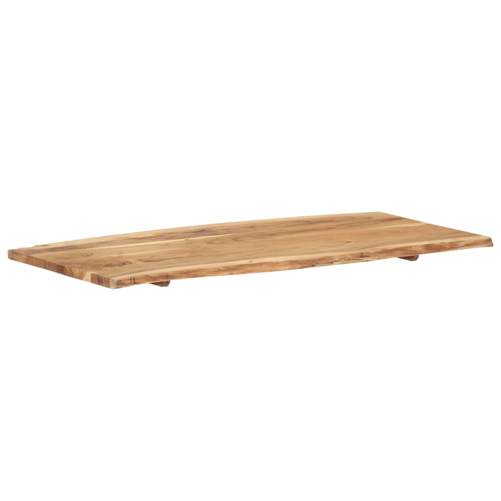 vidaXL Blat, lite drewno akacjowe, 118x(50-60)x2,5 cm