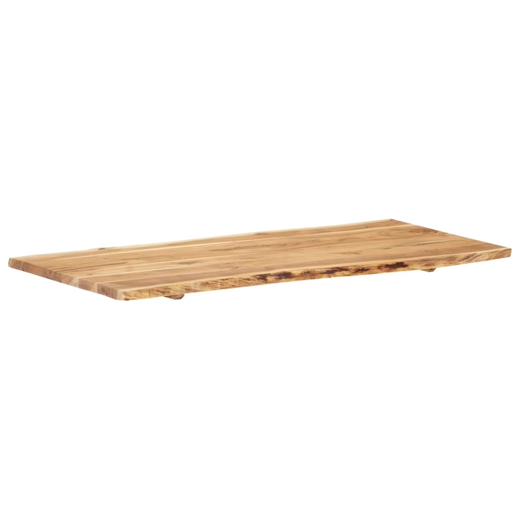 vidaXL Blat, lite drewno akacjowe, 118x(50-60)x2,5 cm