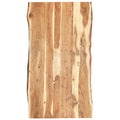 vidaXL Blat, lite drewno akacjowe, 118x(50-60)x3,8 cm