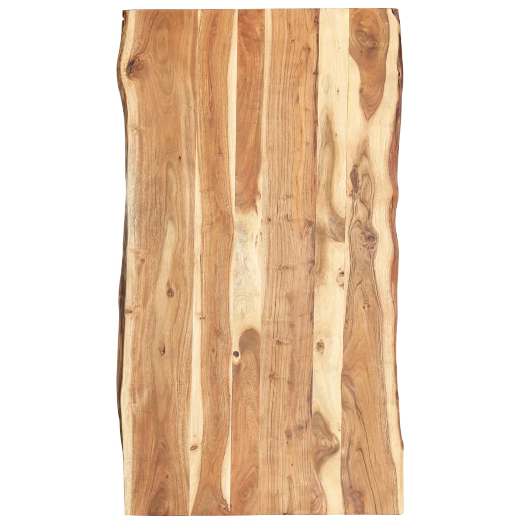 vidaXL Blat, lite drewno akacjowe, 118x(50-60)x3,8 cm