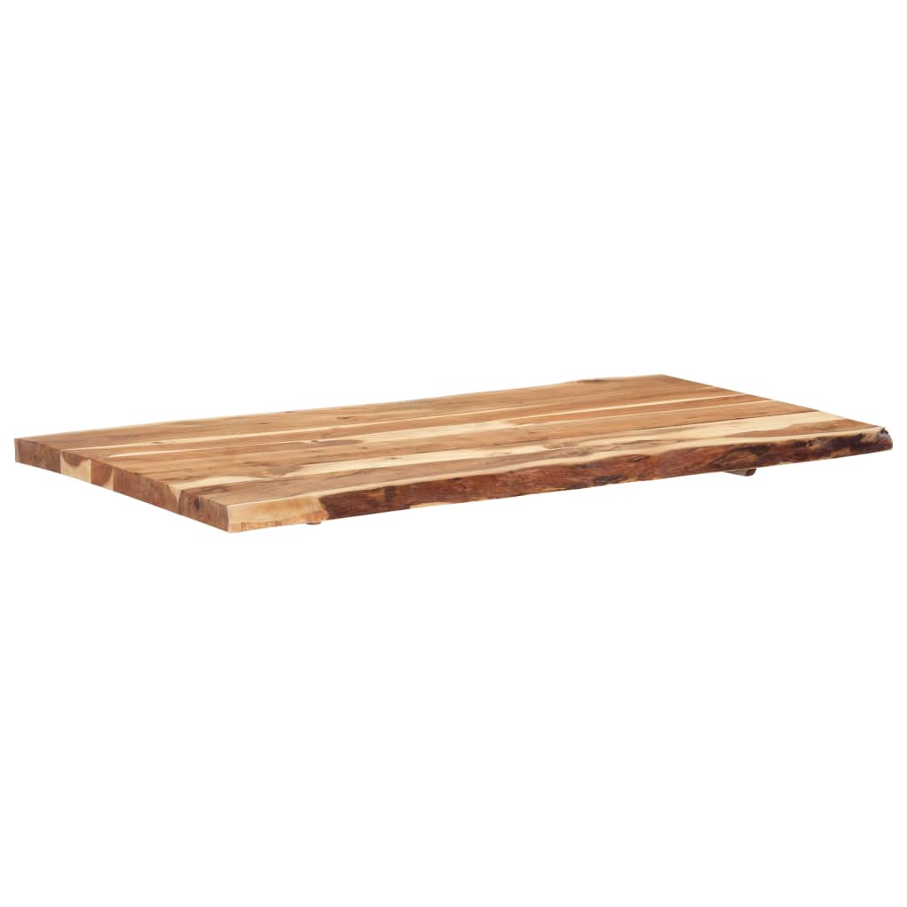vidaXL Blat, lite drewno akacjowe, 118x(50-60)x3,8 cm