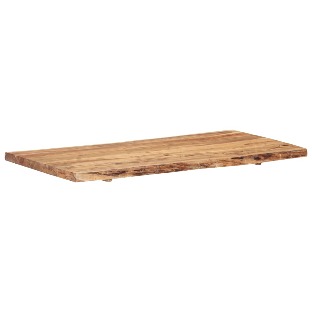 vidaXL Blat, lite drewno akacjowe, 118x(50-60)x3,8 cm