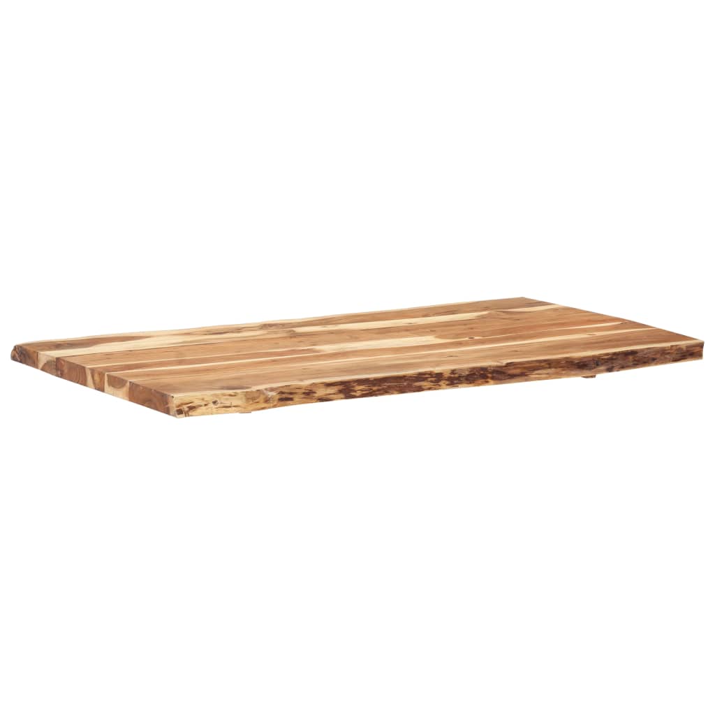 vidaXL Blat, lite drewno akacjowe, 118x(50-60)x3,8 cm