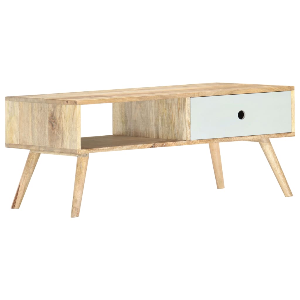 vidaXL Stolik kawowy, 90 x 50 x 40 cm, lite drewno mango
