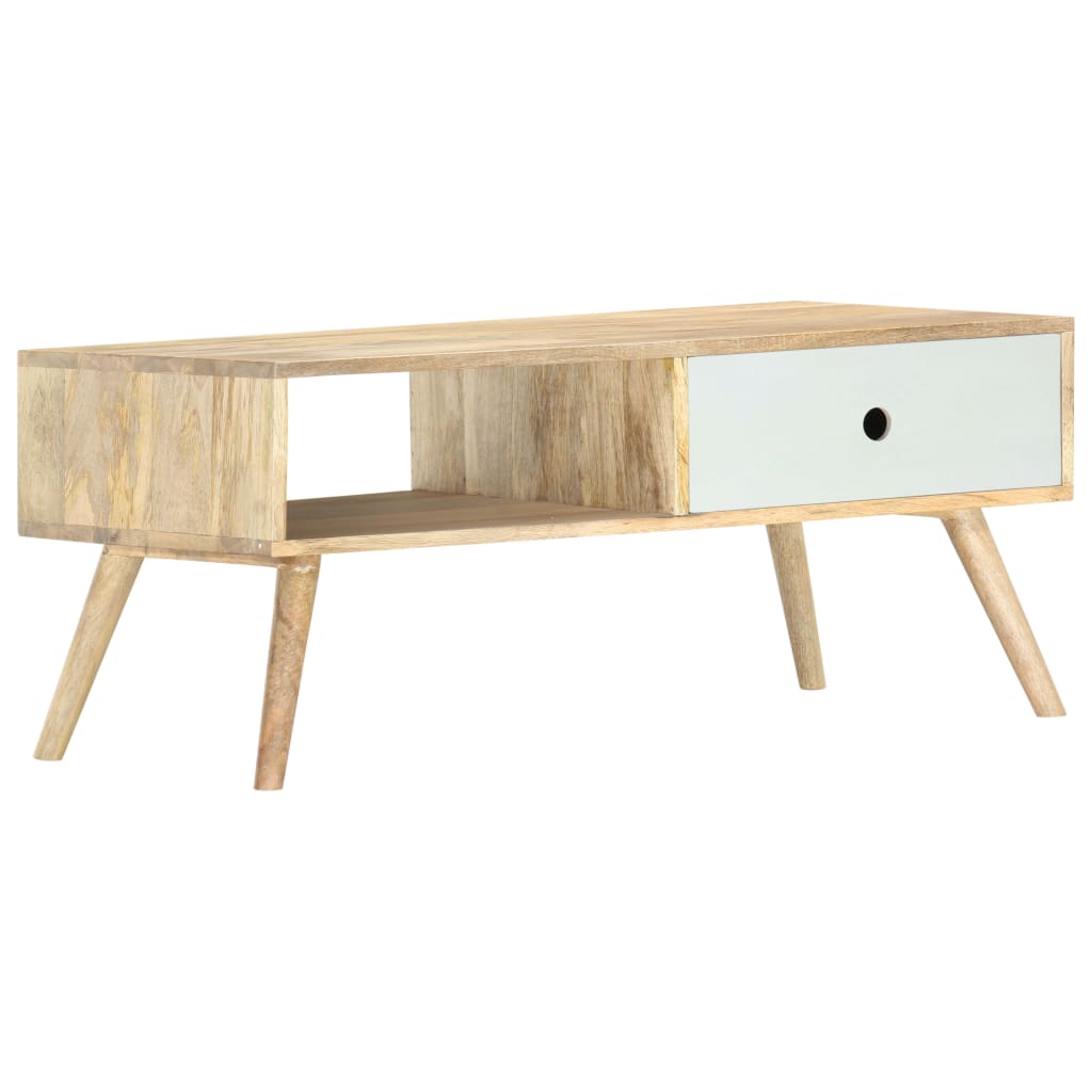 vidaXL Stolik kawowy, 90 x 50 x 40 cm, lite drewno mango