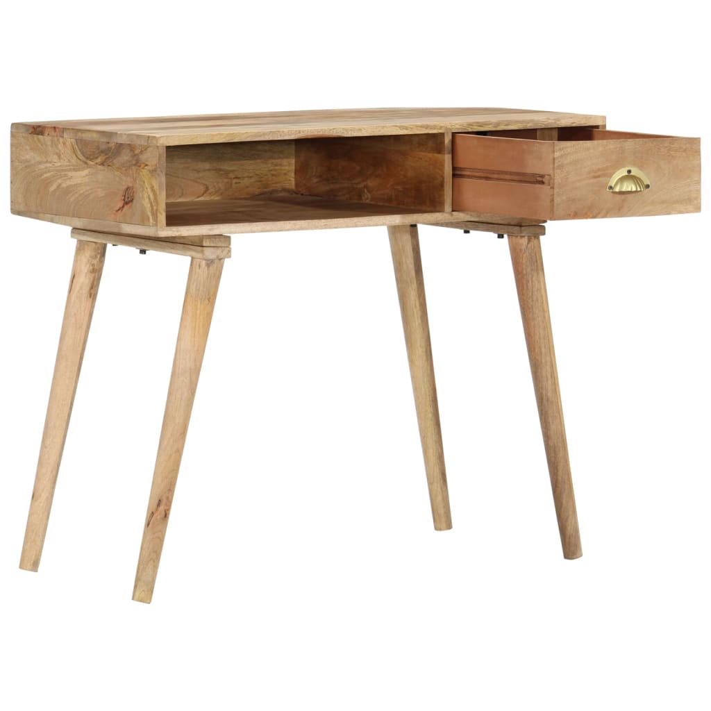 vidaXL Stolik konsolowy, 90x45x75 cm, lite drewno mango