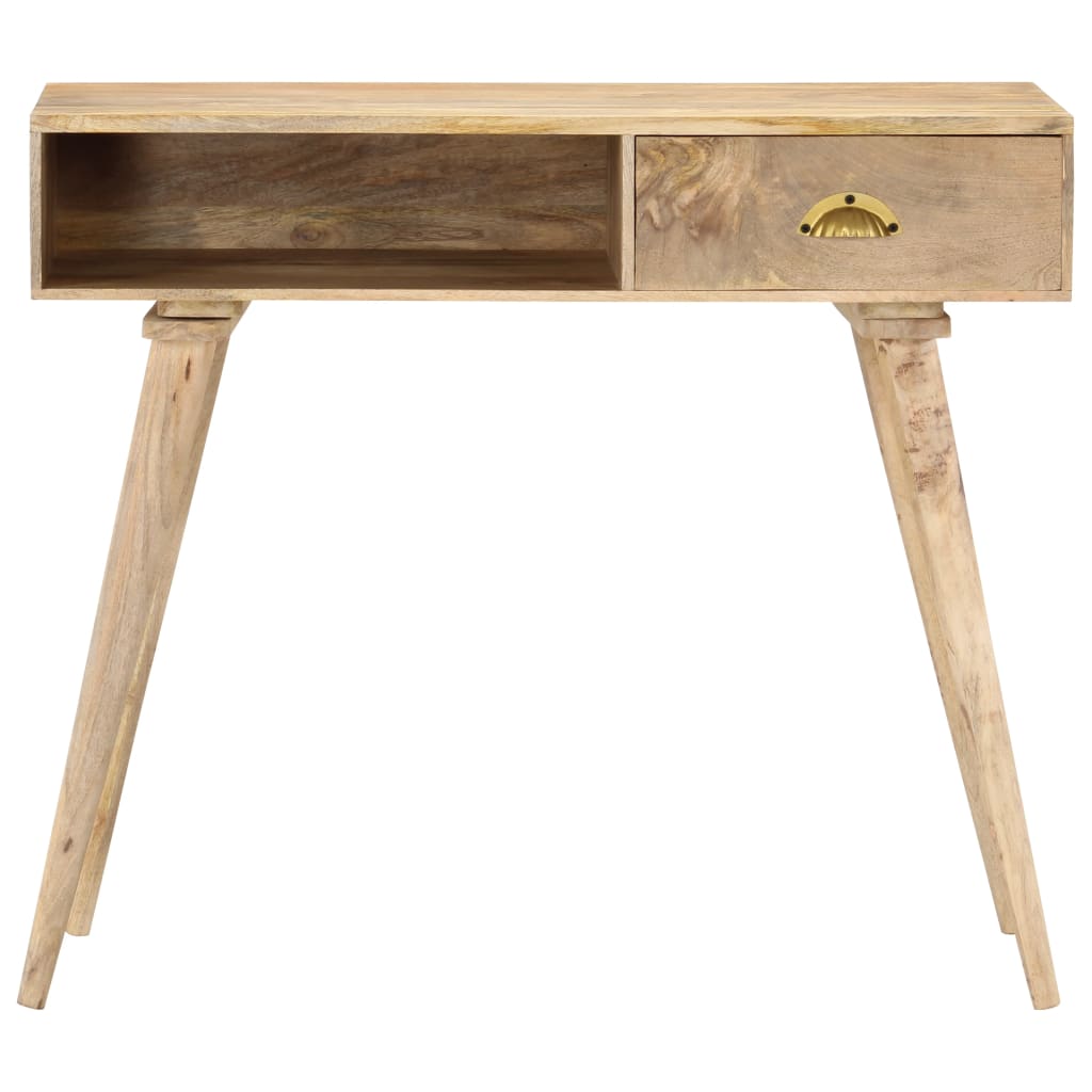 vidaXL Stolik konsolowy, 90x45x75 cm, lite drewno mango