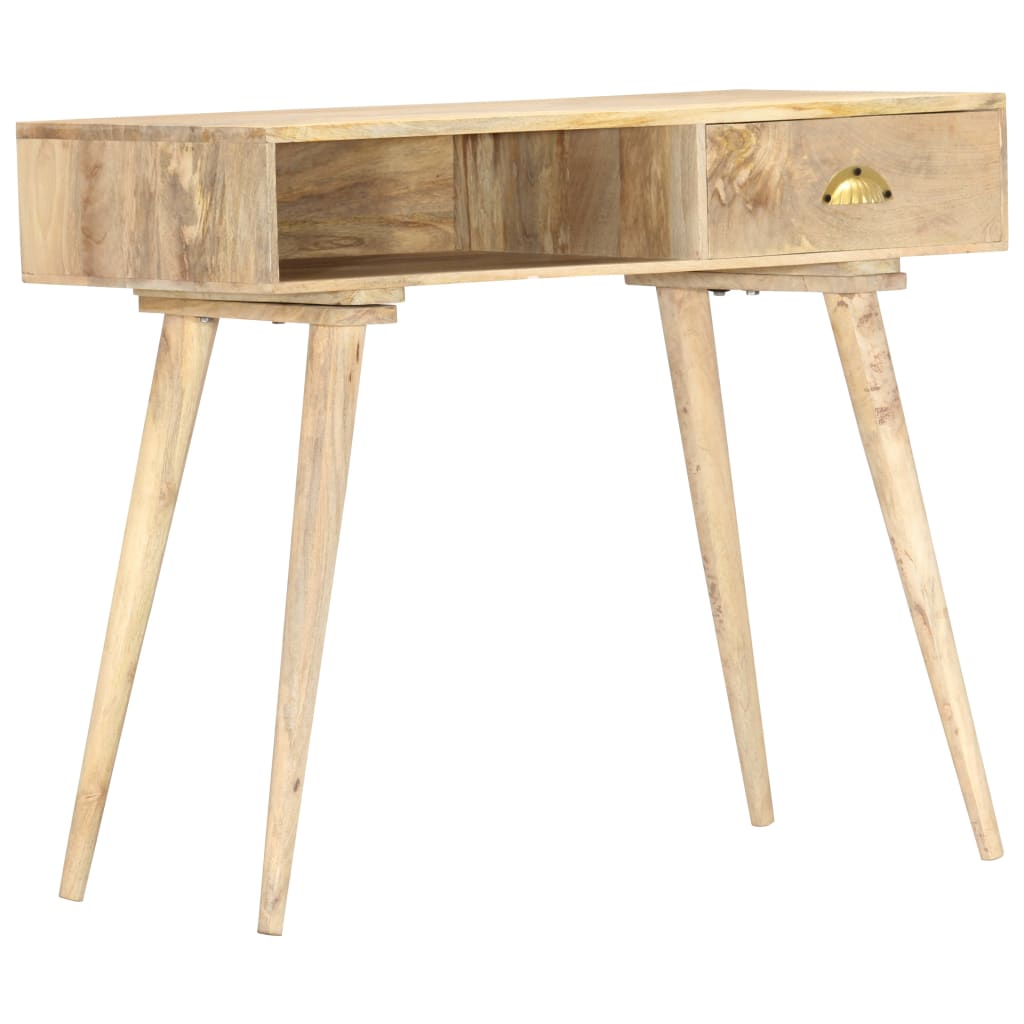 vidaXL Stolik konsolowy, 90x45x75 cm, lite drewno mango