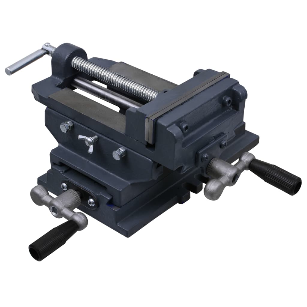 vidaXL Ręczne imadło krzyżowe boczne, 127 mm