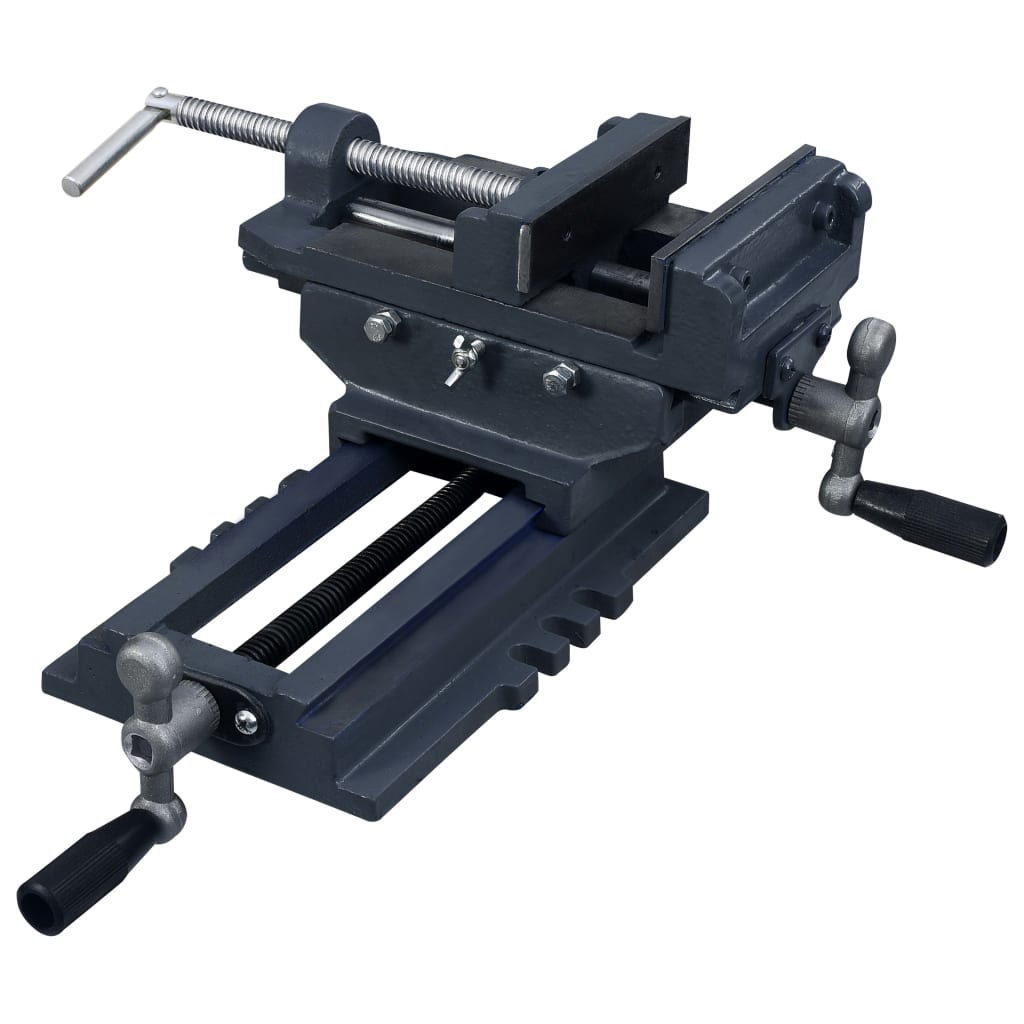 vidaXL Ręczne imadło krzyżowe boczne, 127 mm