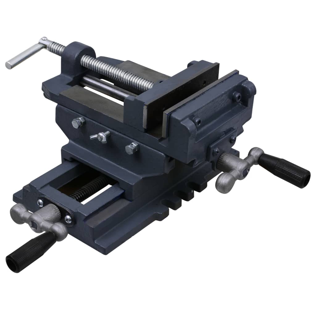 vidaXL Ręczne imadło krzyżowe boczne, 127 mm