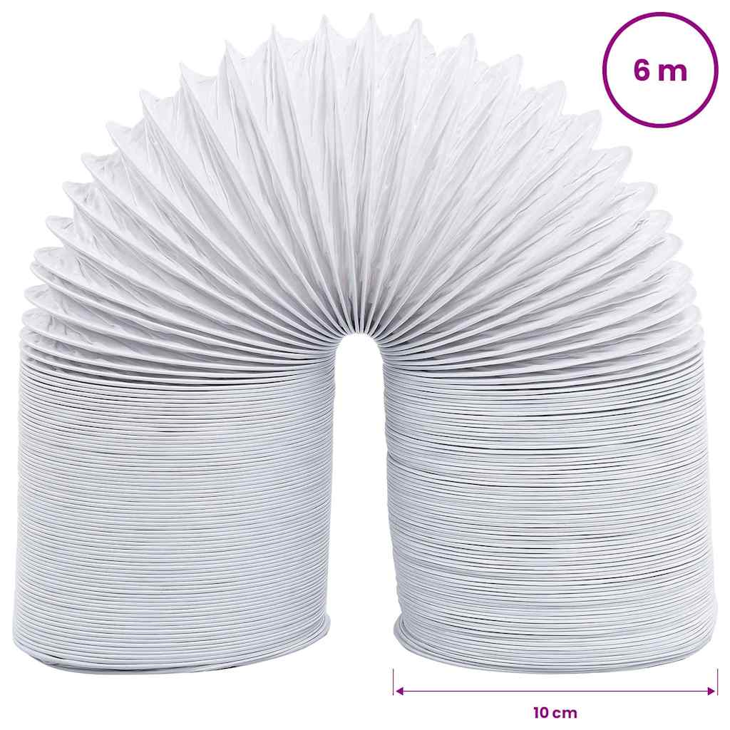 vidaXL Przewód wentylacyjny PVC, 6 m, 10 cm