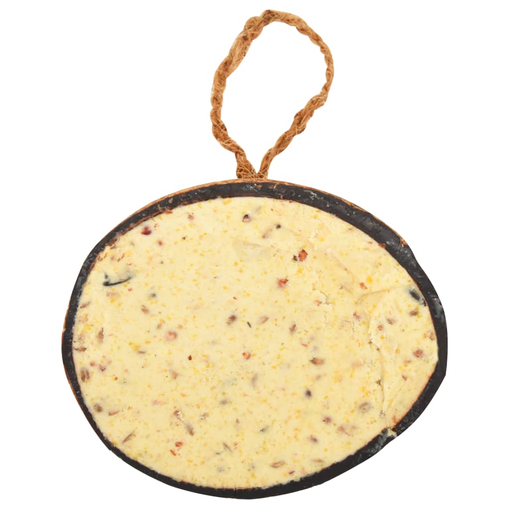 vidaXL Karma dla ptaków w połówkach kokosa, 10 szt., 290 g