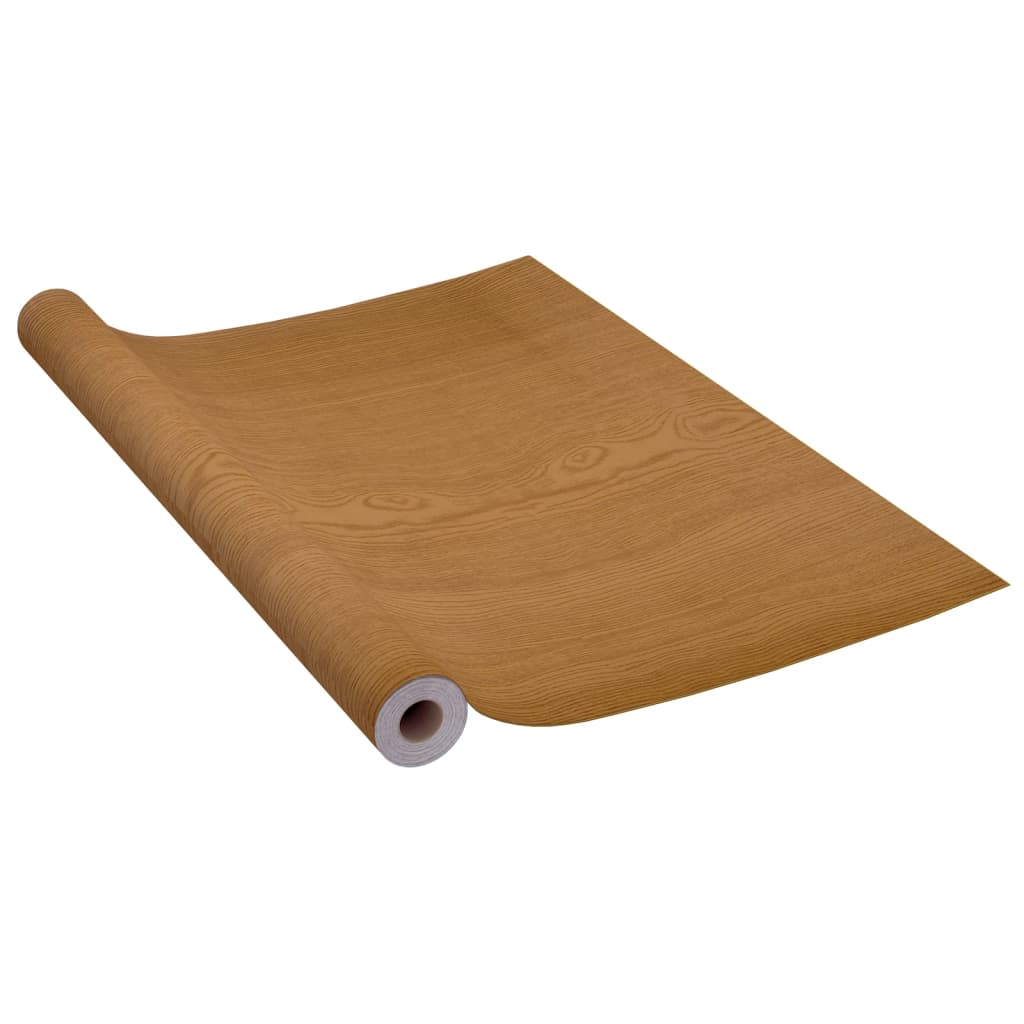 vidaXL Okleina samoprzylepna na drzwi 2 szt., jasny dąb 210x90 cm, PVC