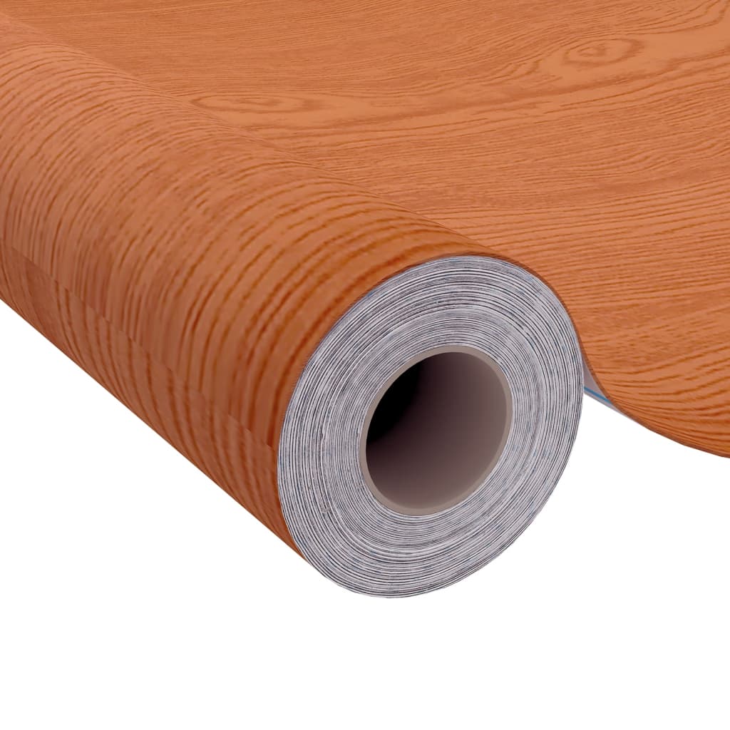 vidaXL Okleina meblowa samoprzylepna, jasny dąb, 500x90 cm, PVC