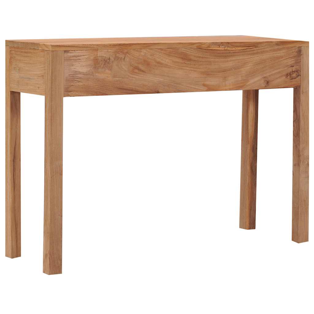 vidaXL Stolik konsola, 110 x 35 x 75 cm, lite drewno tekowe