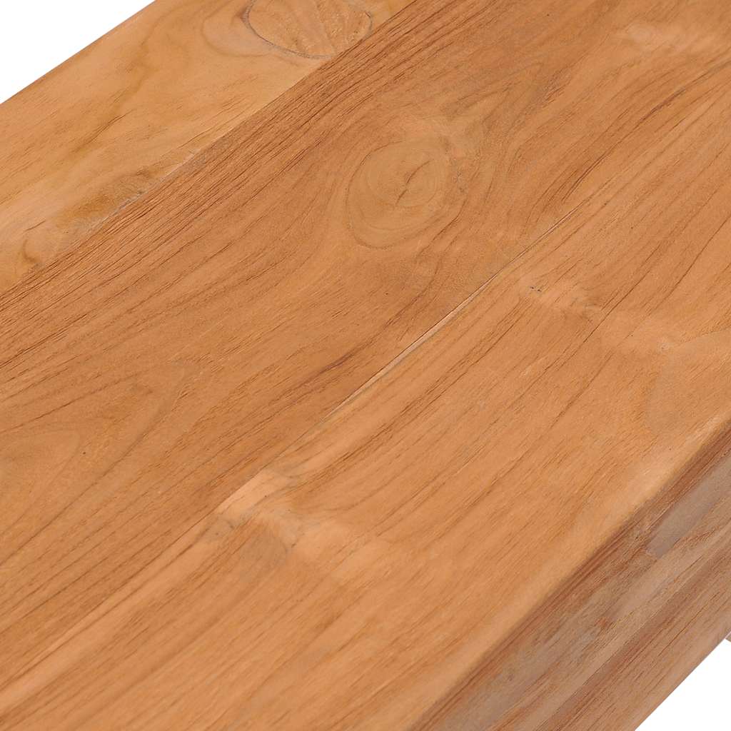 vidaXL Stolik konsola, 110 x 35 x 75 cm, lite drewno tekowe