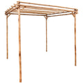 vidaXL Pergola bambusowa, 170x170x220 cm