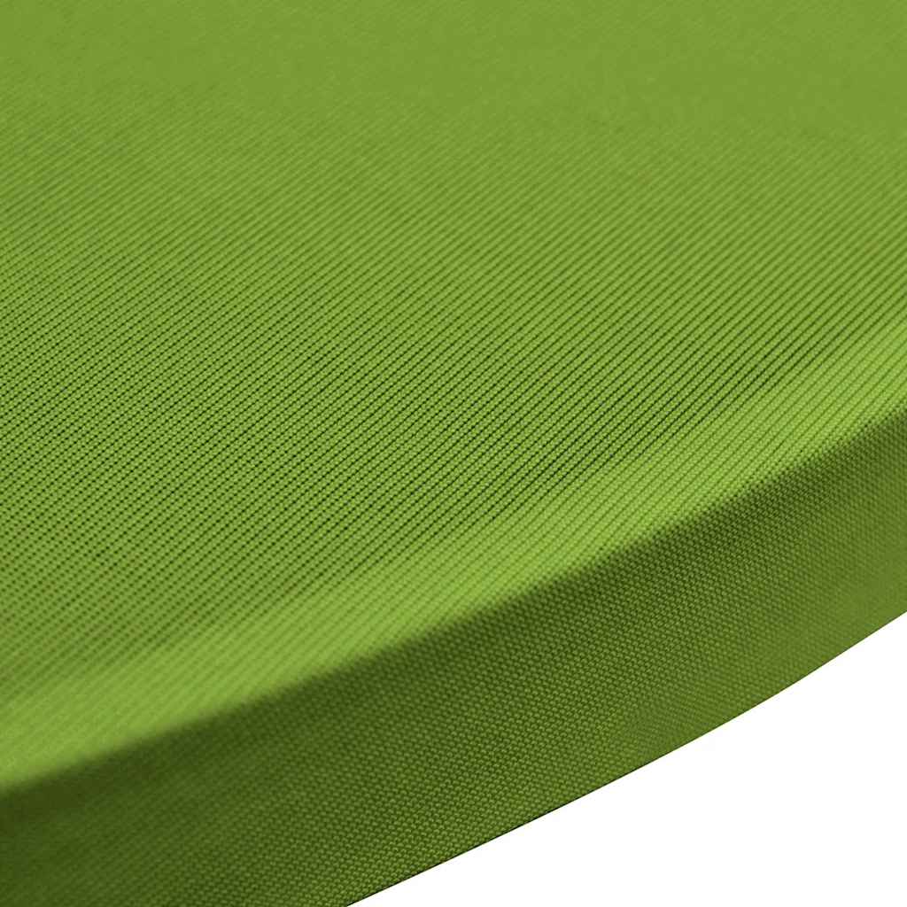 vidaXL Elastyczne pokrowce na stół, 4 szt., 60 cm, zielone