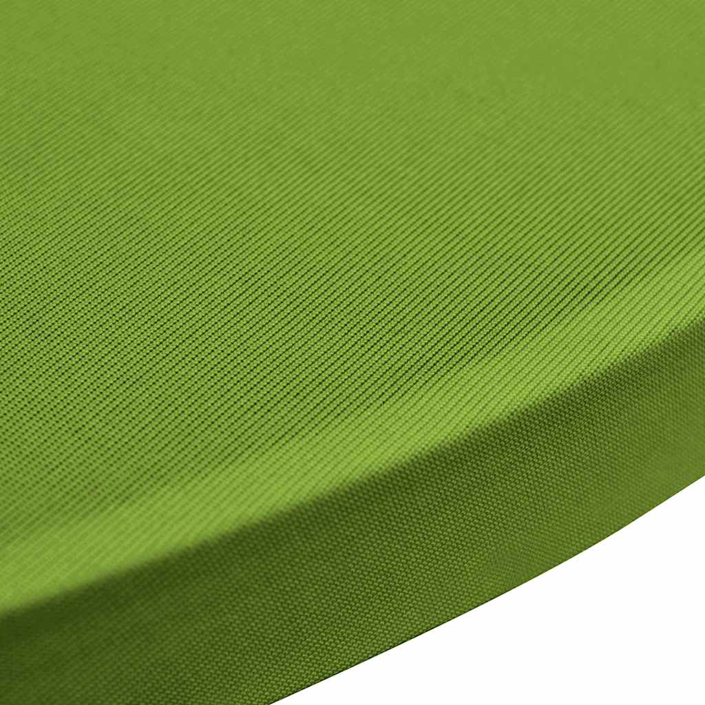 vidaXL Elastyczne pokrowce na stół, 4 szt., 70 cm, zielone