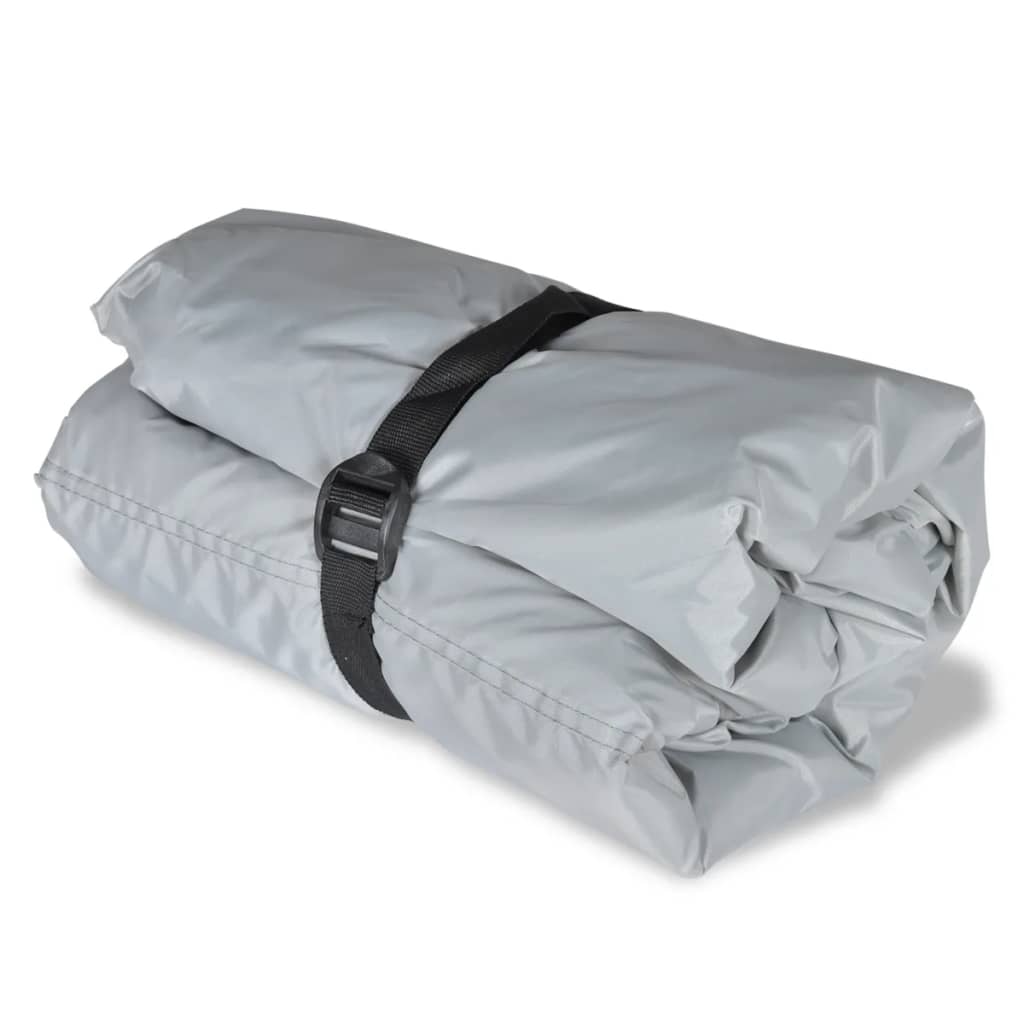 vidaXL Pokrowce na łódź, 2 szt., szare, dł. 427-488 cm, szer. 173 cm
