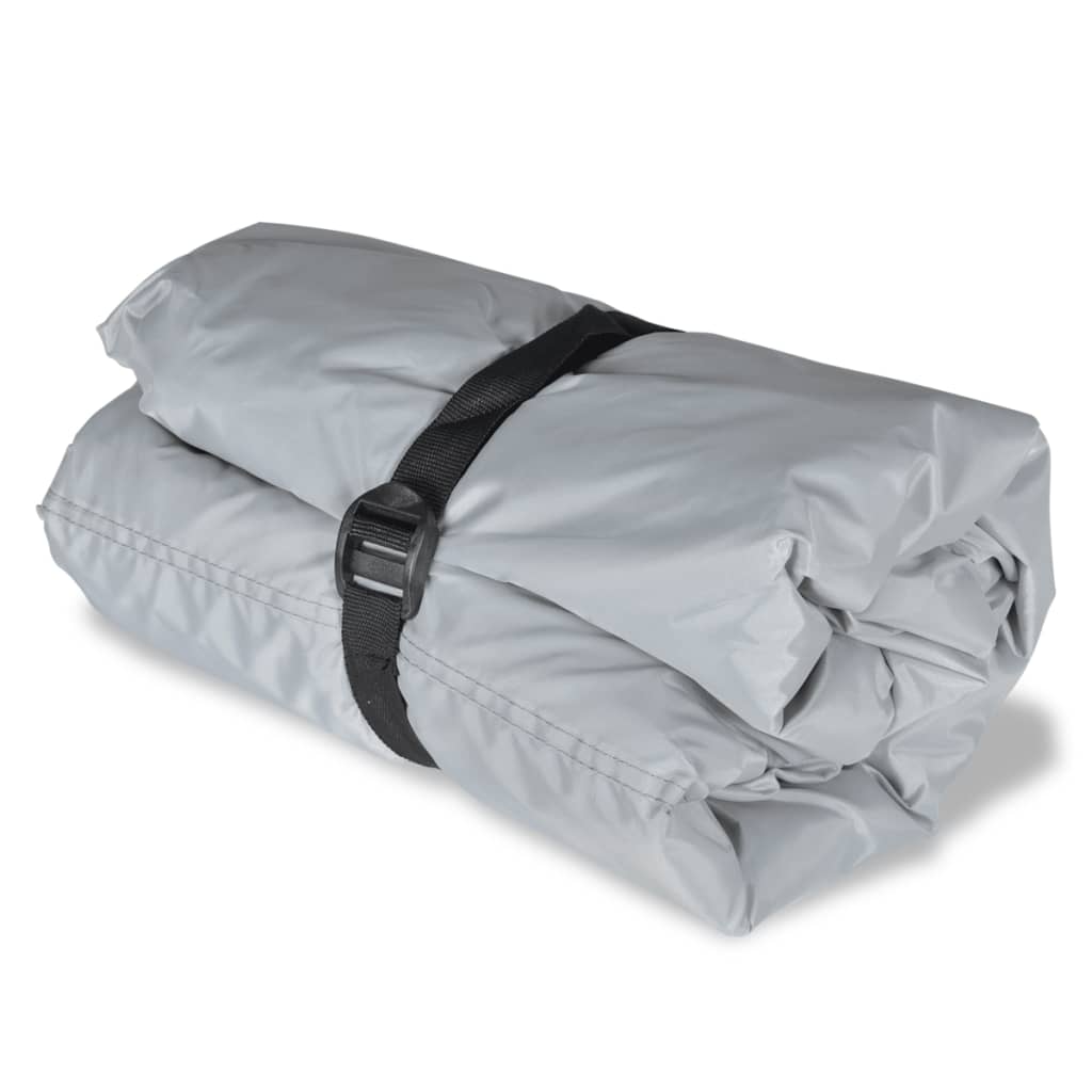 vidaXL Pokrowce na łódź, 2 szt., szare, dł. 427-488 cm, szer. 229 cm