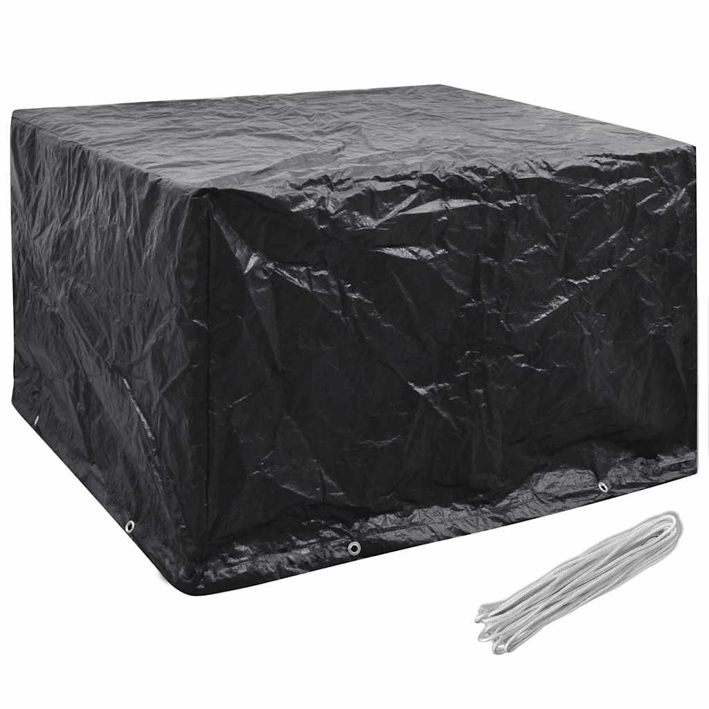 vidaXL Pokrowce na meble ogrodowe, 2 szt., 8 oczek, 135x135x90 cm