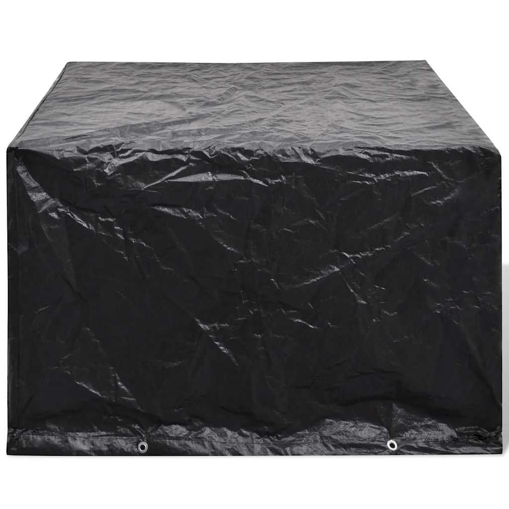 vidaXL Pokrowce na meble ogrodowe, 2 szt., 8 oczek, 135x135x90 cm