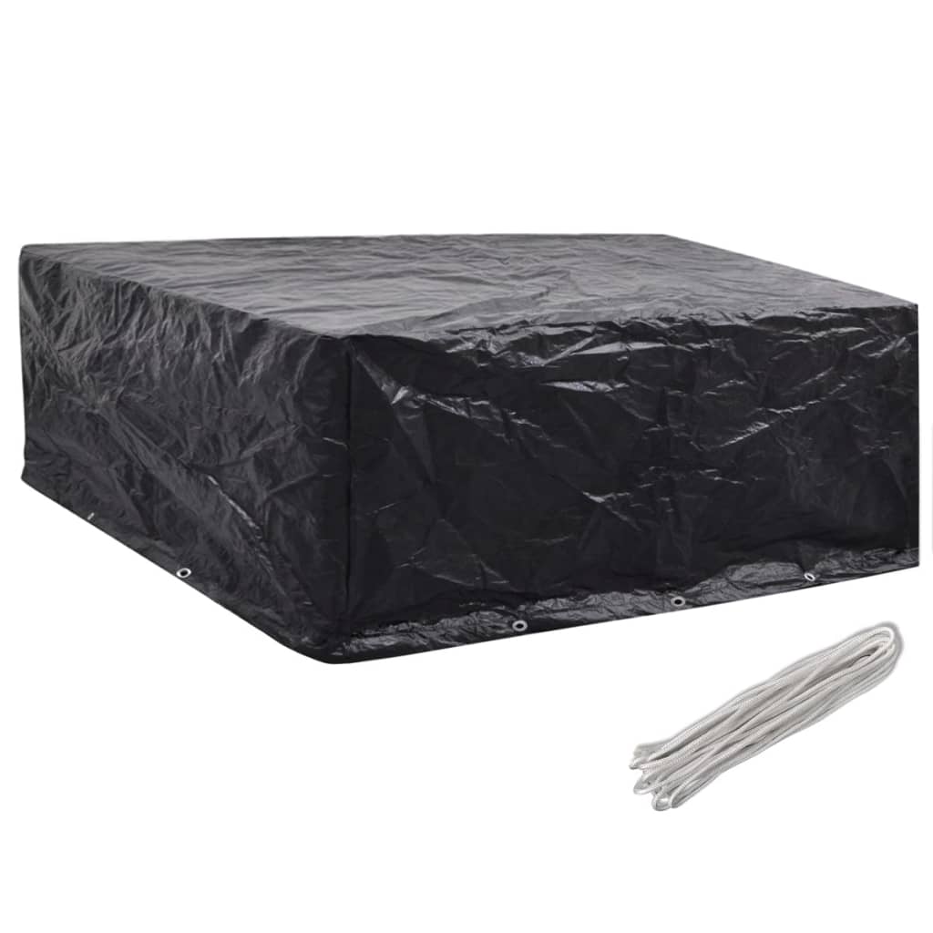 vidaXL Pokrowce na meble ogrodowe, 2 szt., 10 oczek, 260x260x90 cm