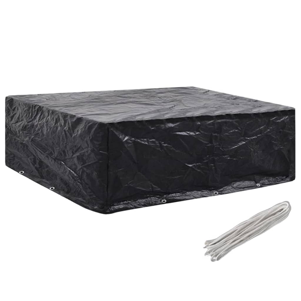 vidaXL Pokrowce na meble ogrodowe, 2 szt., 8 oczek, 250x210x90 cm