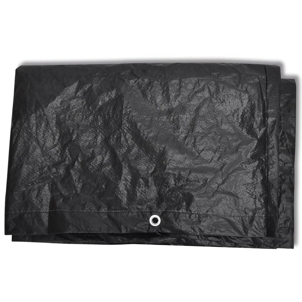 vidaXL Pokrowce na meble ogrodowe, 2 szt., 8 oczek, 250x210x90 cm