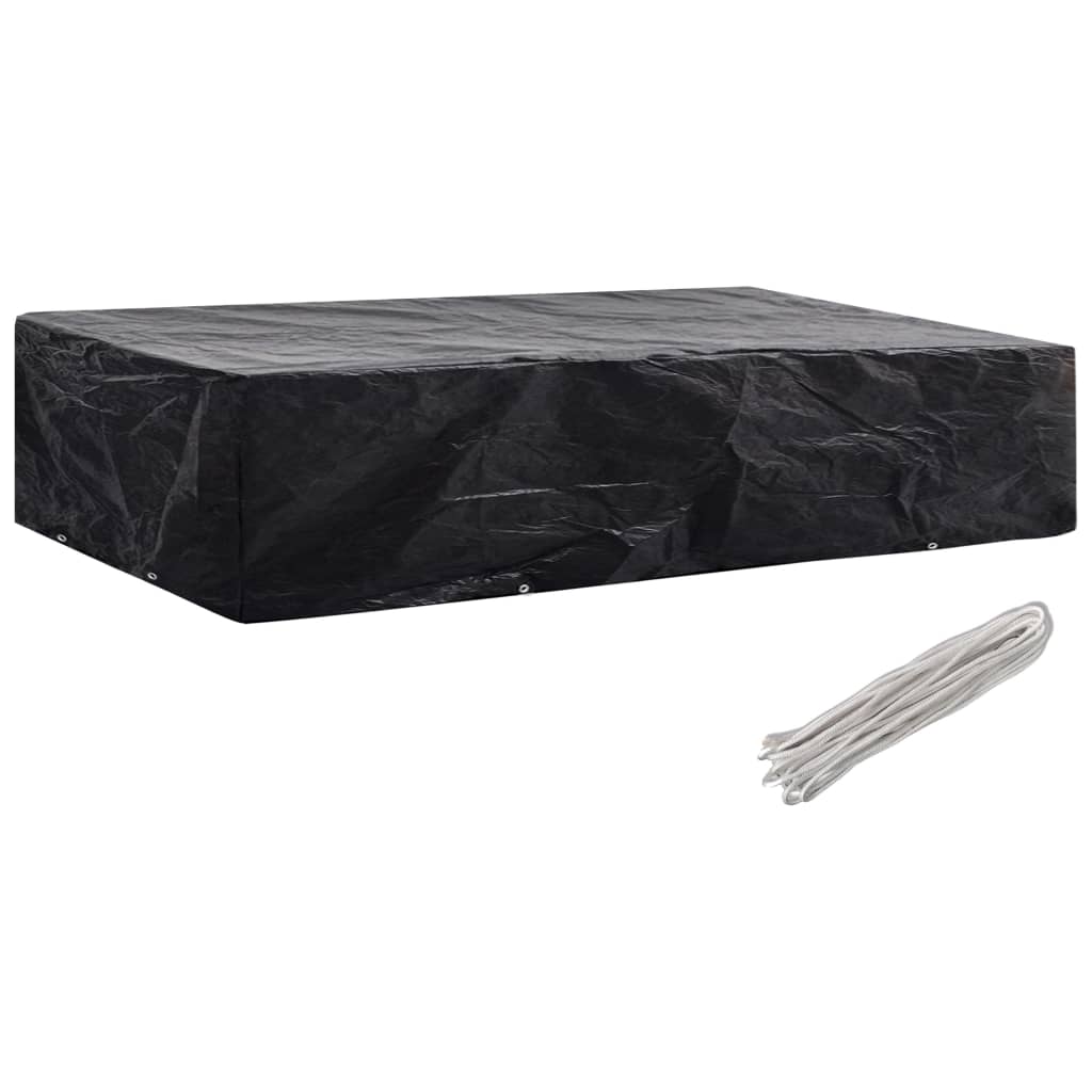 vidaXL Pokrowce na leżak ogrodowy, 2 szt., 8 oczek, 218 x 77 x 55 cm