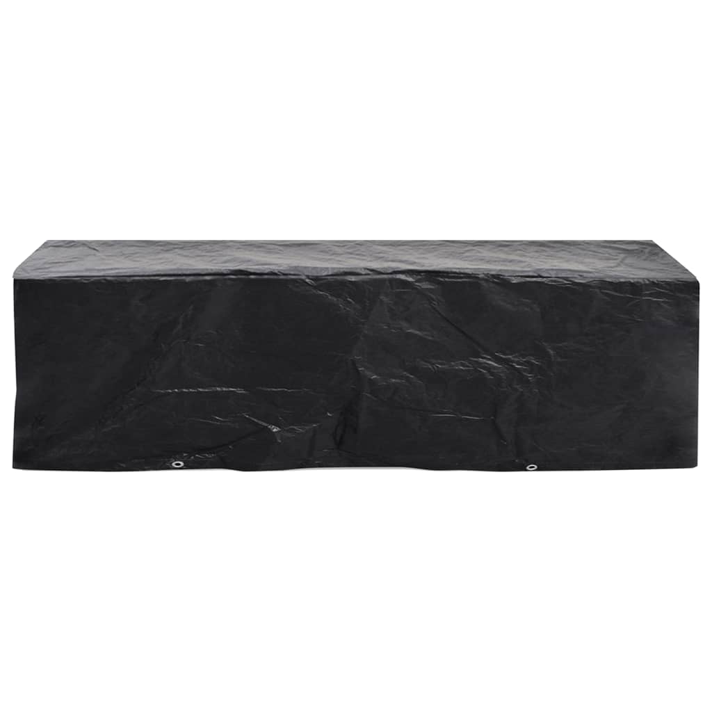 vidaXL Pokrowce na leżak ogrodowy, 2 szt., 8 oczek, 218 x 77 x 55 cm