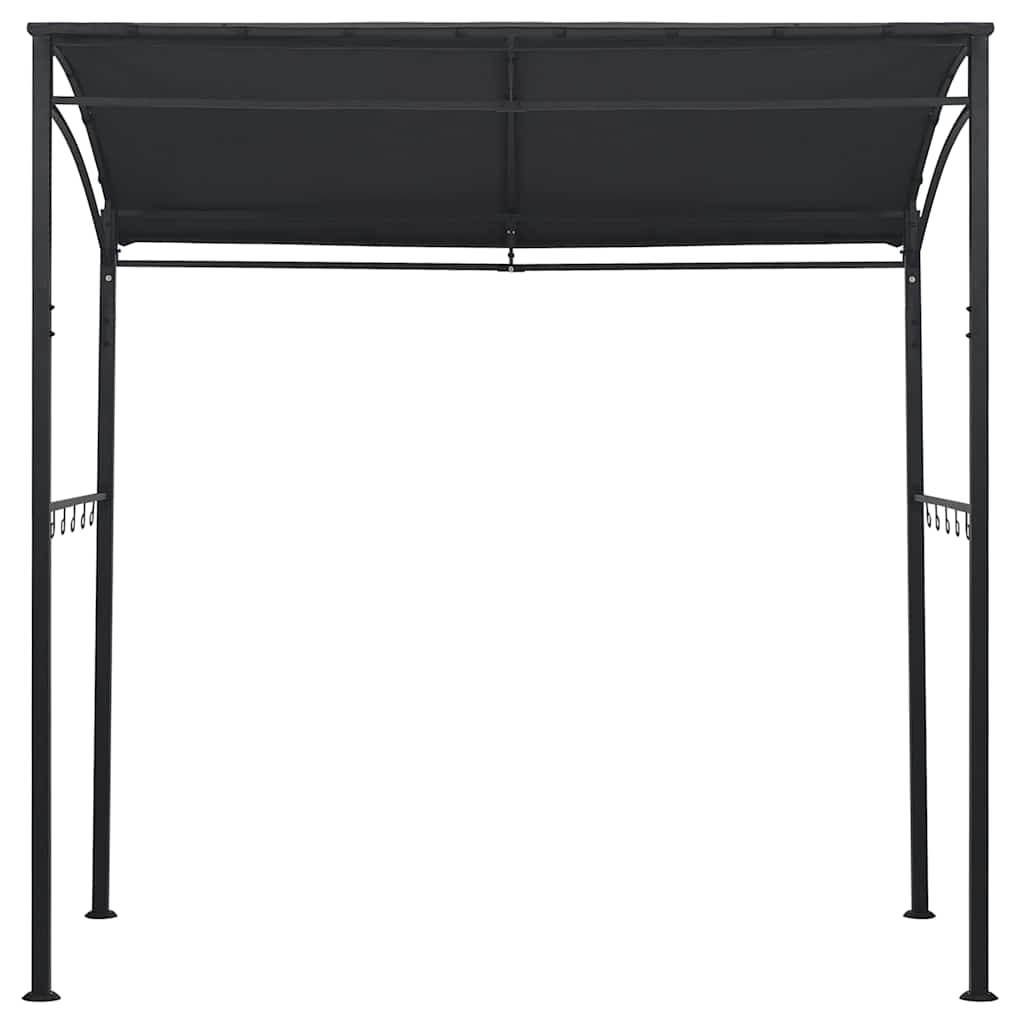 vidaXL Altanka nad grill, 215x150x220 cm, antracytowa, stal