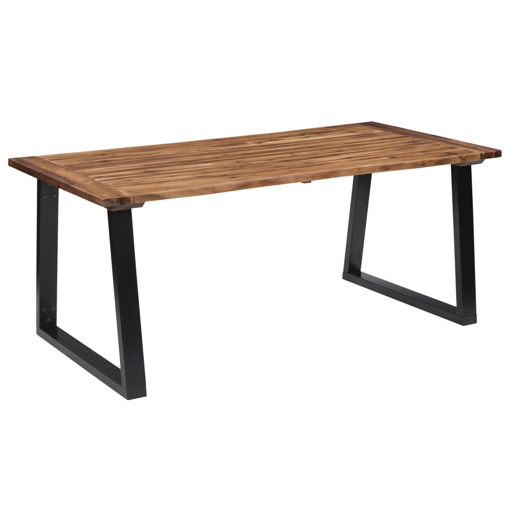 vidaXL Stół z litego drewna akacjowego, 180 x 90 cm