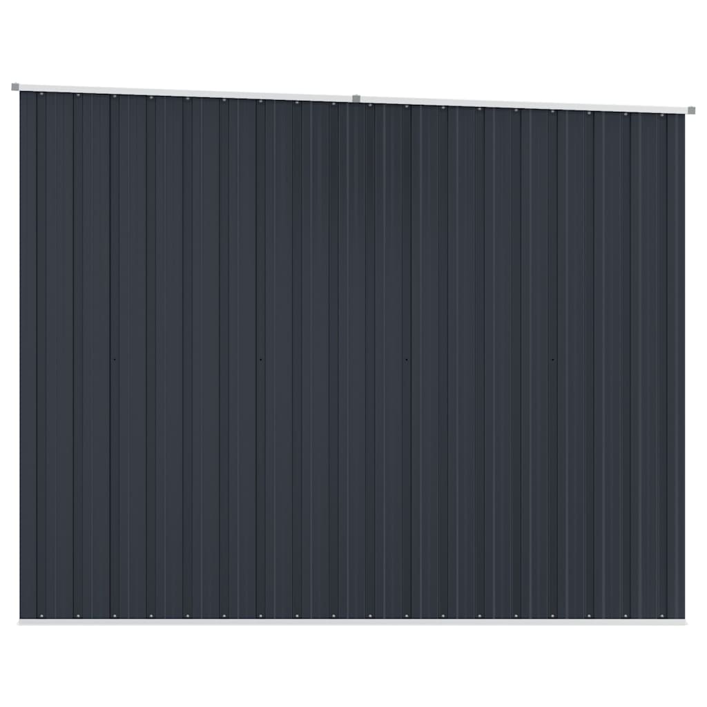 vidaXL Szopa ogrodowa, antracytowa, 195x198x159 cm, stal galwanizowana