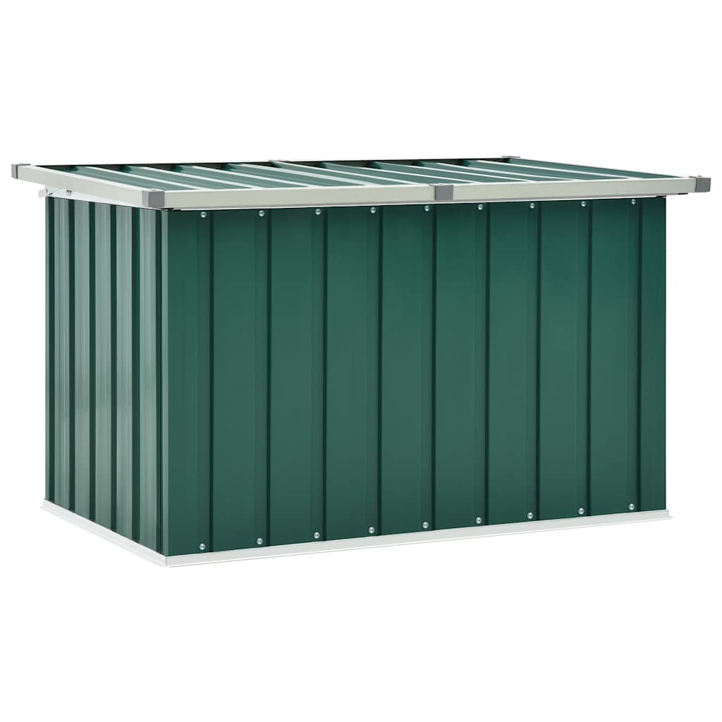 vidaXL Skrzynia ogrodowa zielona 109x67x65 cm