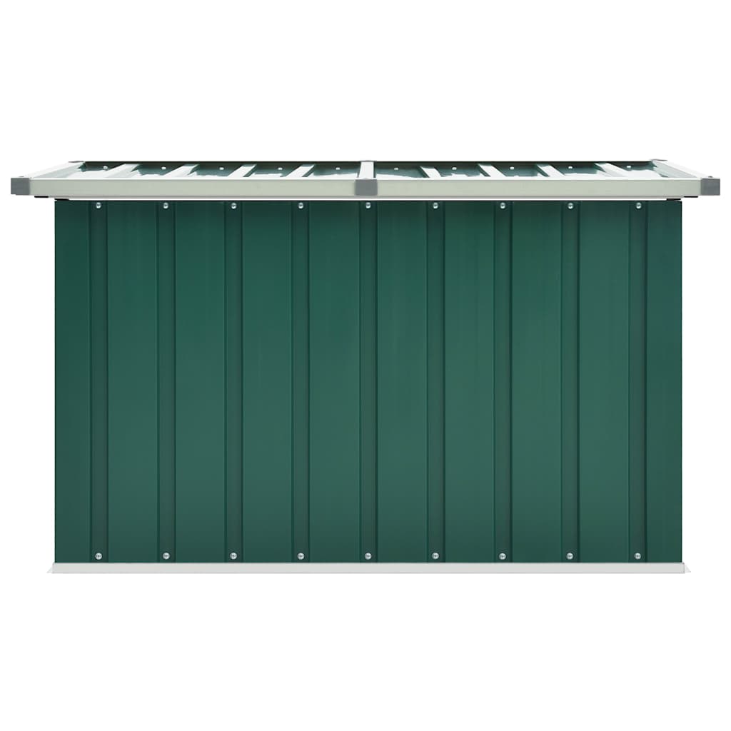 vidaXL Skrzynia ogrodowa zielona 109x67x65 cm