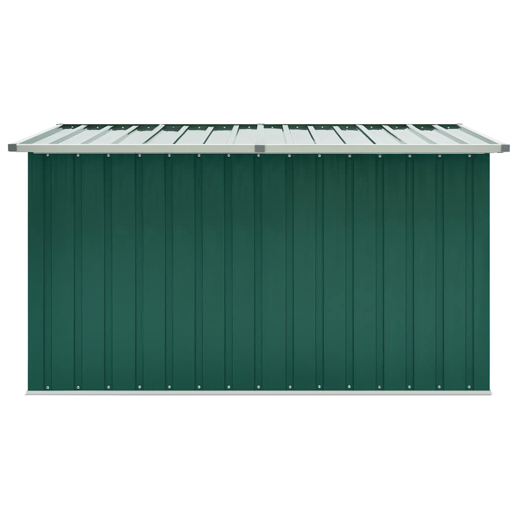 vidaXL Skrzynia ogrodowa, zielona, 171 x 99 x 93 cm