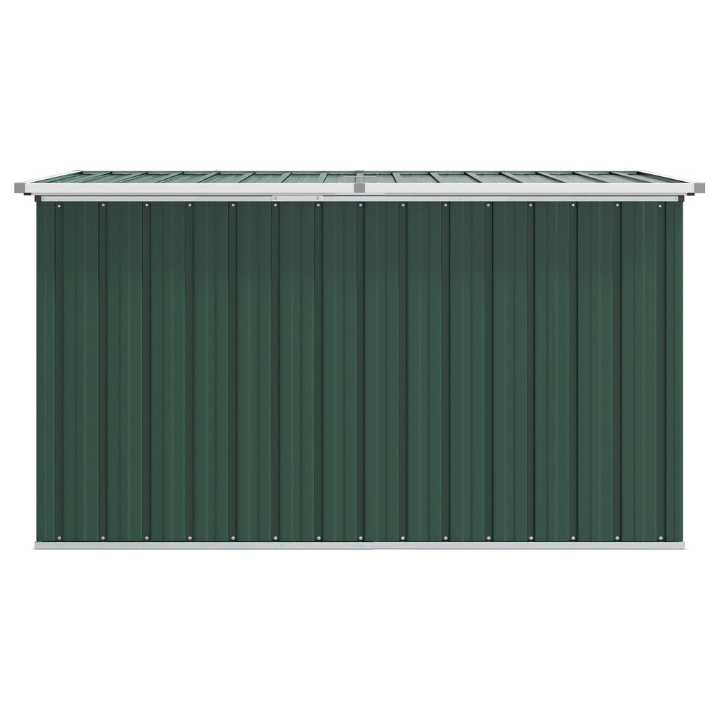 vidaXL Skrzynia ogrodowa, zielona, 171 x 99 x 93 cm