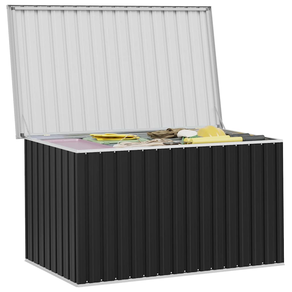 vidaXL Skrzynia ogrodowa, antracytowa, 171 x 99 x 93 cm