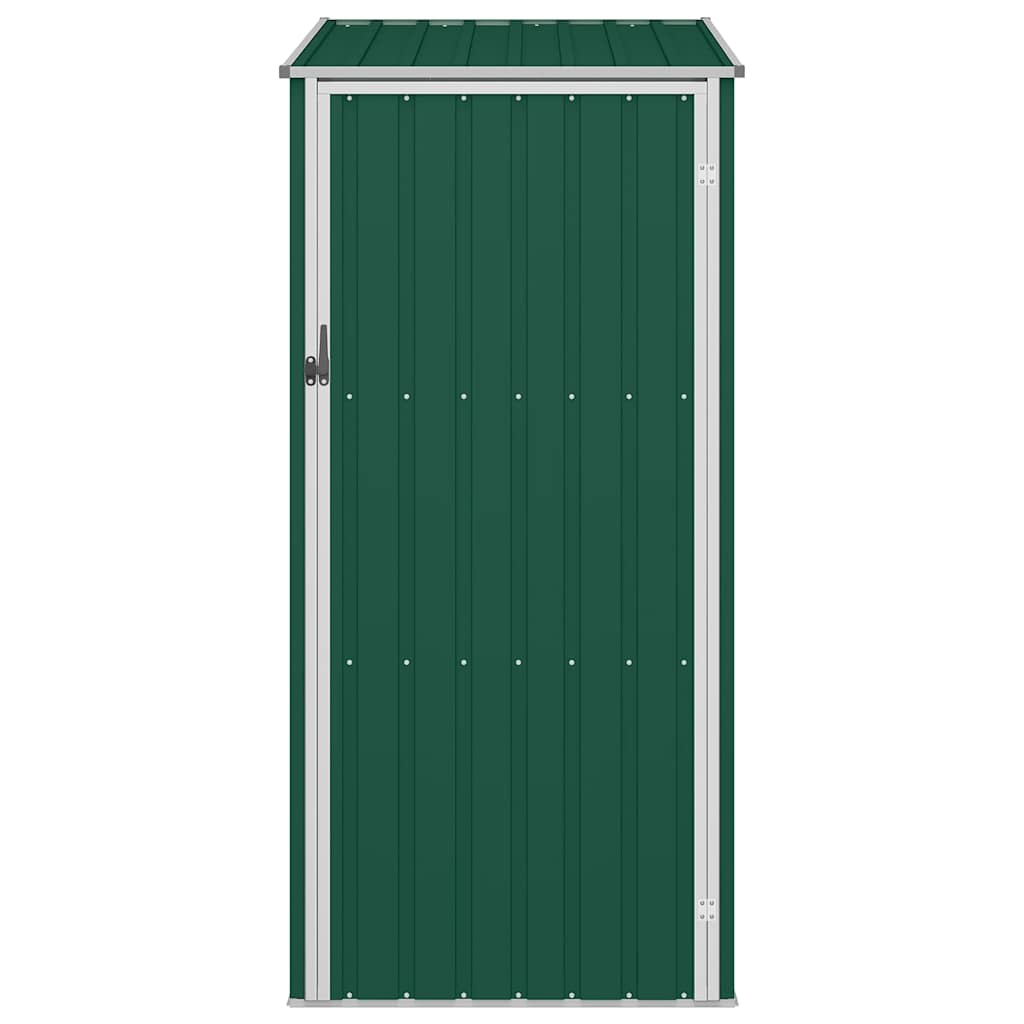 vidaXL Szopa ogrodowa, zielona, 87x98x159 cm, stal galwanizowana