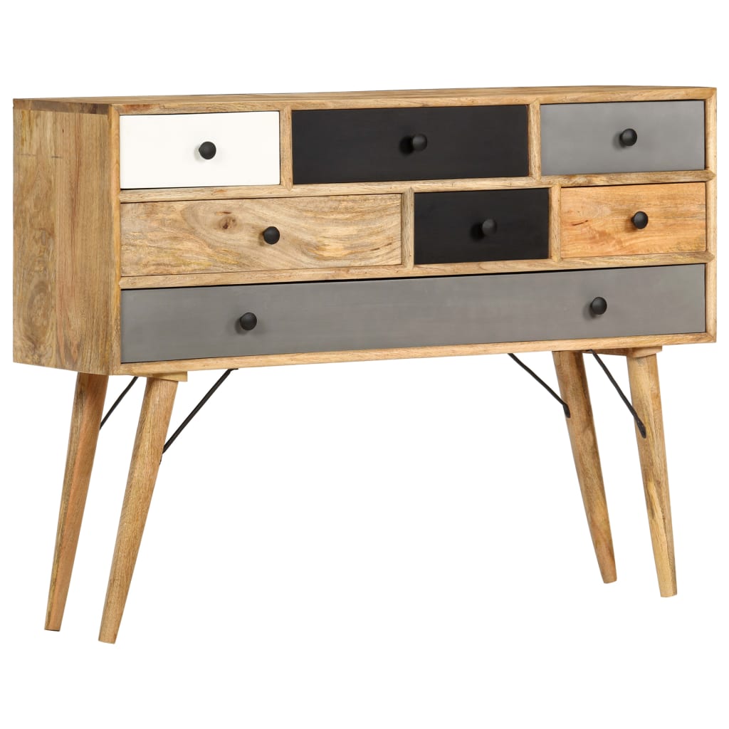 vidaXL Komoda, 110 x 30 x 82 cm, lite drewno mango