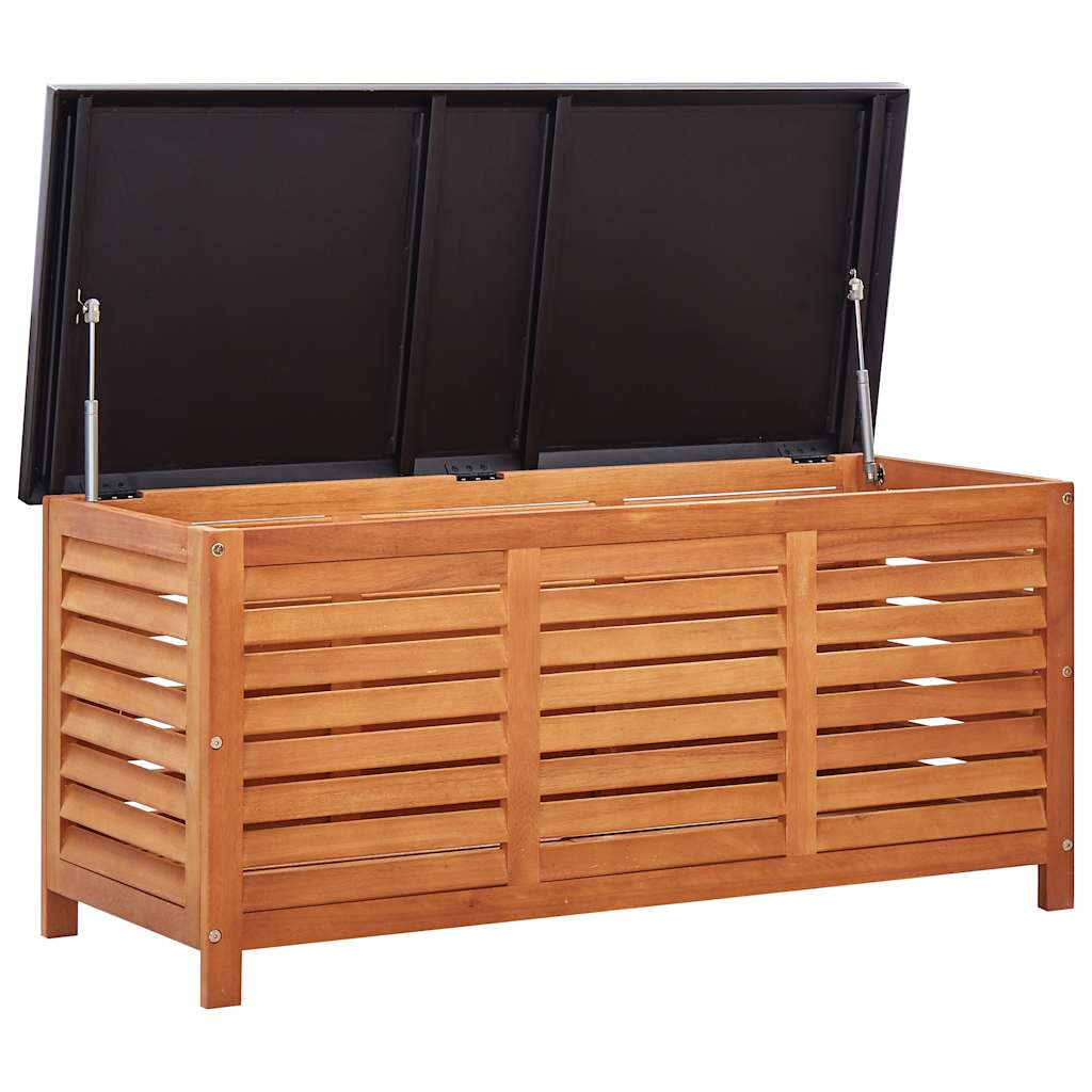 vidaXL Skrzynia ogrodowa, 117x50x55 cm, lite drewno eukaliptusowe