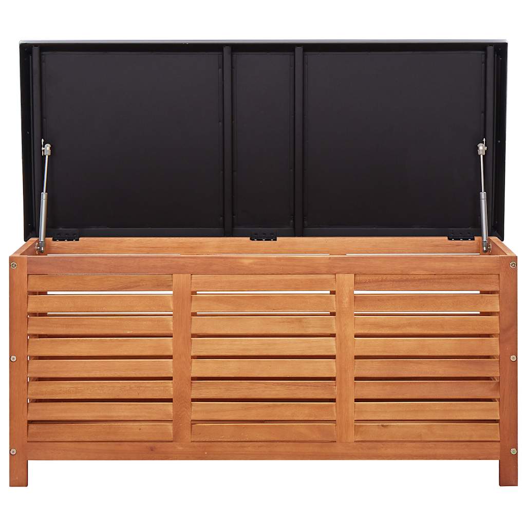 vidaXL Skrzynia ogrodowa, 117x50x55 cm, lite drewno eukaliptusowe