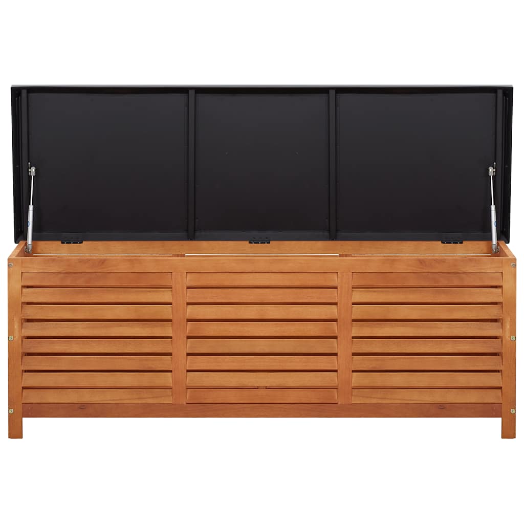 vidaXL Skrzynia ogrodowa, 150 x 50 x 55 cm, lite drewno eukaliptusowe