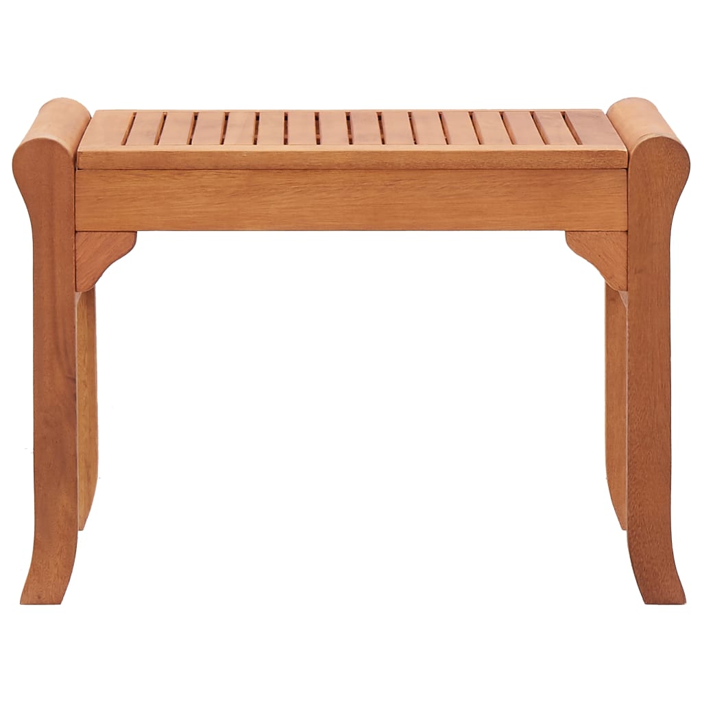 vidaXL Ławka ogrodowa, 64 cm, lite drewno eukaliptusowe