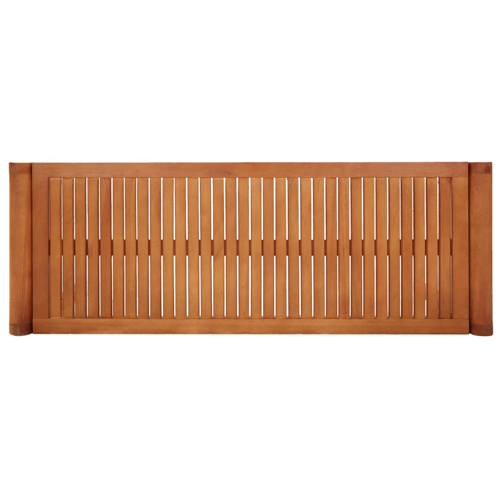 vidaXL 2-osobowa ławka ogrodowa, 120 cm, lite drewno eukaliptusowe